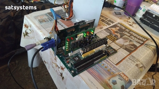 Дънна платка Acorp 6VIA/ZX85 VER:1.3 Socket 370 CPU+FAN+RAM, снимка 7 - Дънни платки - 54573702