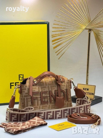 Fendi Нова Стилна Дамска Чанта Фенди Различни Цветове , снимка 5 - Чанти - 55027310