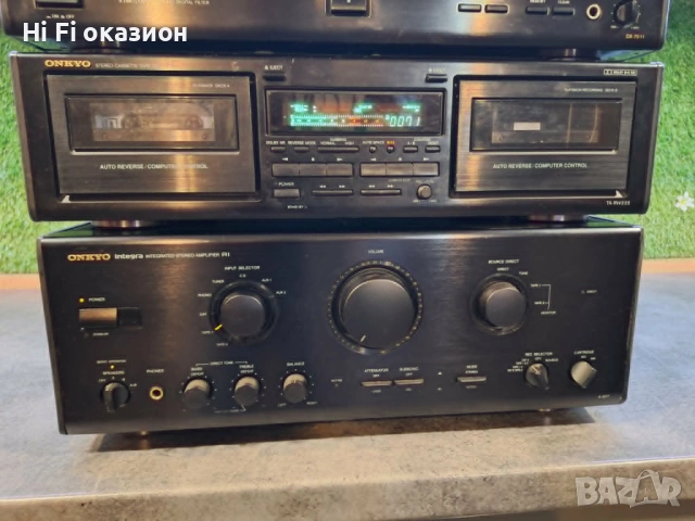Комплект R1   ONKYO Integra A-807 * TA-RW222 * DX7011, снимка 7 - Ресийвъри, усилватели, смесителни пултове - 54814875