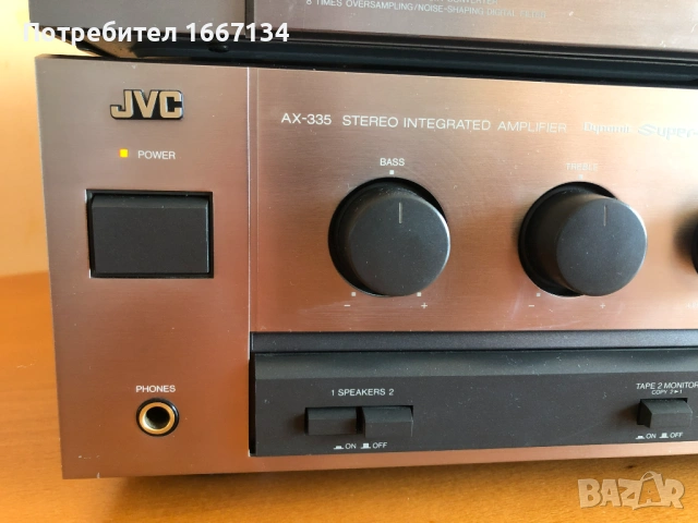 JVC AX-335/JVC XL-V235, снимка 2 - Ресийвъри, усилватели, смесителни пултове - 54626409