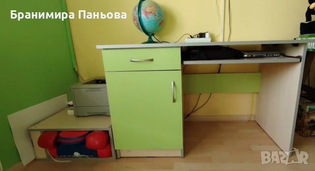 Цялостно обзавеждане за детска стая с легло на два етажа и бюро. Детско обзавеждане. , снимка 6 - Спални и легла - 54193689