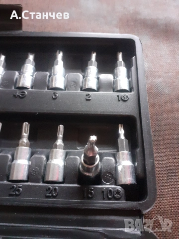 Комплект гедоре 1/4", снимка 3 - Гедорета - 54017135