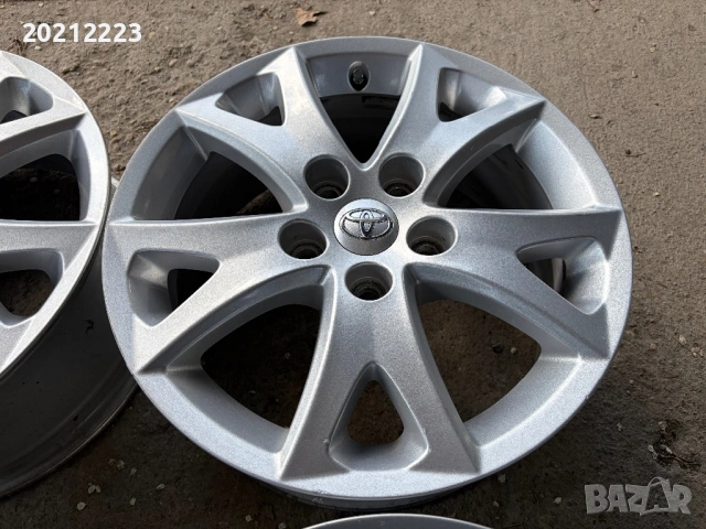 4 броя алуминиеви джанти за Toyota Corolla,Corolla Verso,Verso,Auris 16, снимка 10 - Гуми и джанти - 54244287
