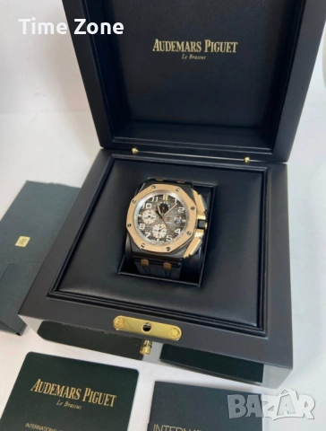 Audemars Piguet Royal Oak Offshore Chronograph 44mm Black Pink Gold Различни Варианти, снимка 2 - Мъжки - 54047710