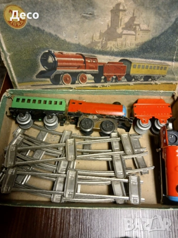 Стара тенекиена играчка влак IGRA., снимка 2 - Колекции - 54182306