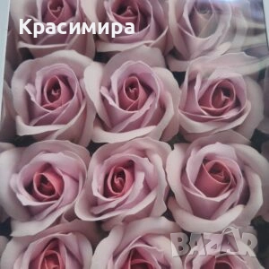 Сапунени рози, снимка 4 - Изкуствени цветя - 54093561