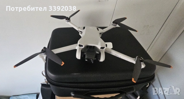 Продавам DJI Mini 3 (Чисто нов, 2г. гаранция + DJI Care) + Чанта и 128GB карта, снимка 3 - Дронове и аксесоари - 54600645