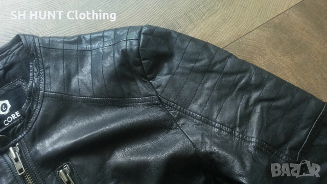 Jack & Jones Leather Jacket Размер L мъжко яке естествена кожа 19-27, снимка 6 - Якета - 54810505