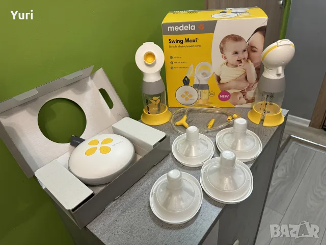 Двойна електрическа двуфазна помпа за кърма Medela Swing Maxi 