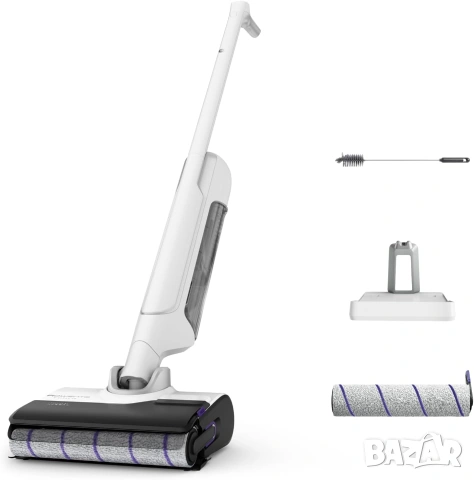 Безжична Прахосмукачка и Моп Rowenta X-Clean 10 GZ7540 (180° легнало положение, Самопочистване с 65°