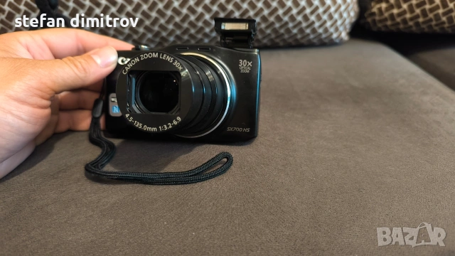 Canon PowerShot SX700 HS Red, Wi-Fi , снимка 4 - Фотоапарати - 55154684