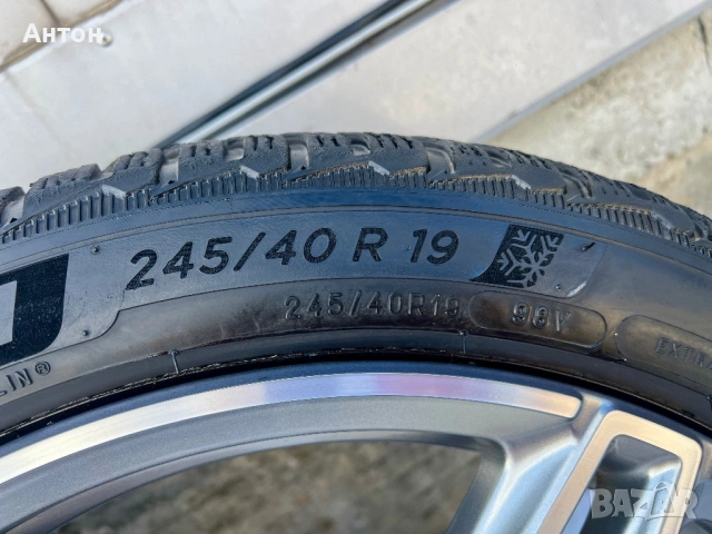 Джанти оригинални AMG с гуми за Мерцедес W213 - 245/40/R19, снимка 8 - Гуми и джанти - 54077438