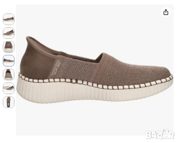 Skechers - Дамски пътнически обувки  / маратонки Wilshire BLVD, цвят мока, номер 39-40 , снимка 4 - Други - 55126918