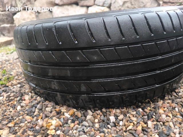 Джанти с гуми 17 " 7.5 J et36 225/45/17 Мерцедес Mercedes w203 w209 w210 w202, снимка 9 - Гуми и джанти - 54550152