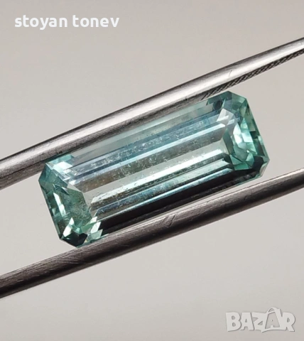  Зашеметяващ естествен изумруд 4,96 карата с жив блясък и голям размер! Сертификат!, снимка 7 - Други - 54168684