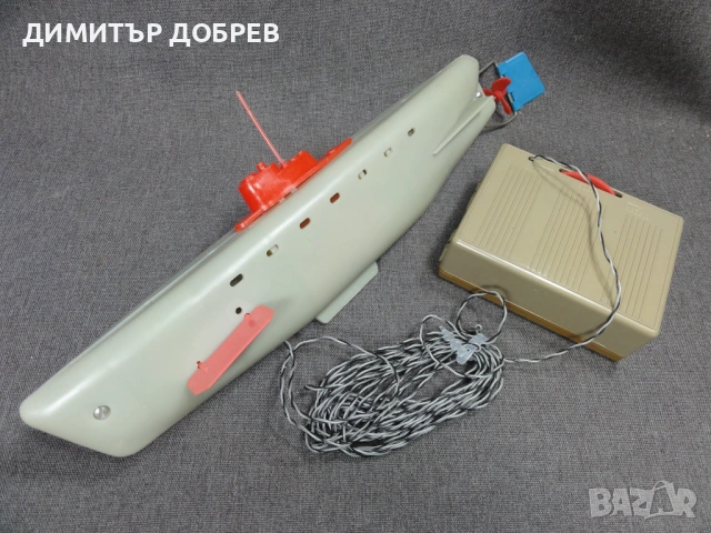 СТАРА РЕТРО СОЦ ЕЛЕКТРОМЕХАНИЧНА ИГРАЧКА ПОДВОДНИЦА, снимка 14 - Колекции - 54602041