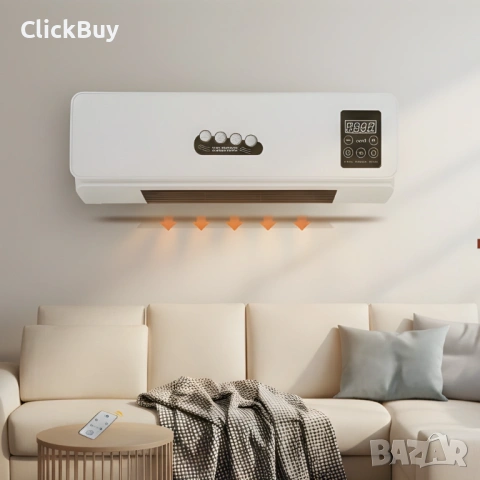 Стенна печка KraftWaagen 3 в 1 – отопление и охлаждане за всяка стая, снимка 2 - Отоплителни печки - 54119981