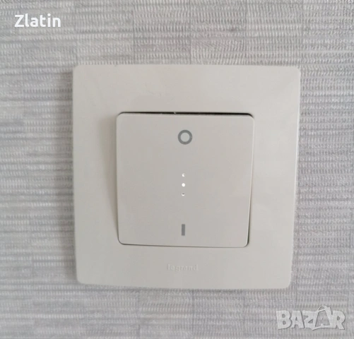 Бойлерен ключ 16A с LED индикация (двуполюсен) цвят бял Legrand