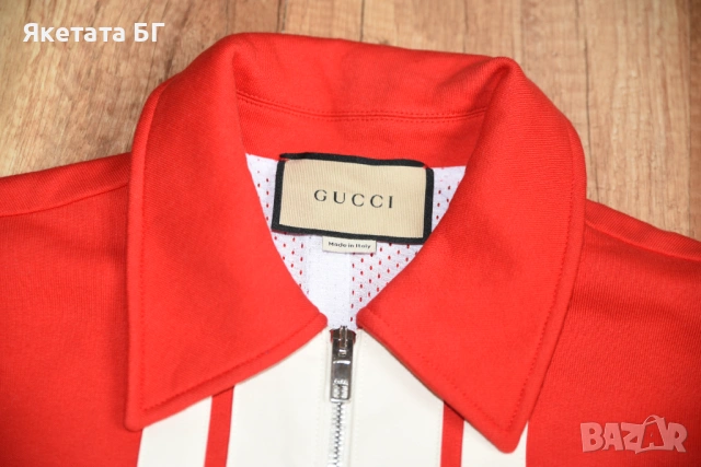Gucci interlocking g jersey womans jacket оригинално, размер XS, снимка 3 - Якета - 54323045