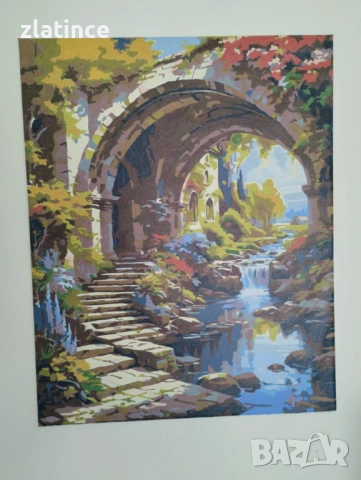 Ръчно рисувани картини по номера 40×50 см, снимка 4 - Картини - 54017468