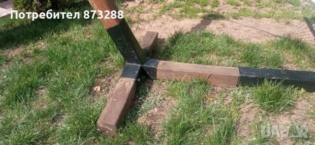 Голяма стойка за хамак, разглобяема, снимка 3 - Градински мебели, декорация  - 54158301