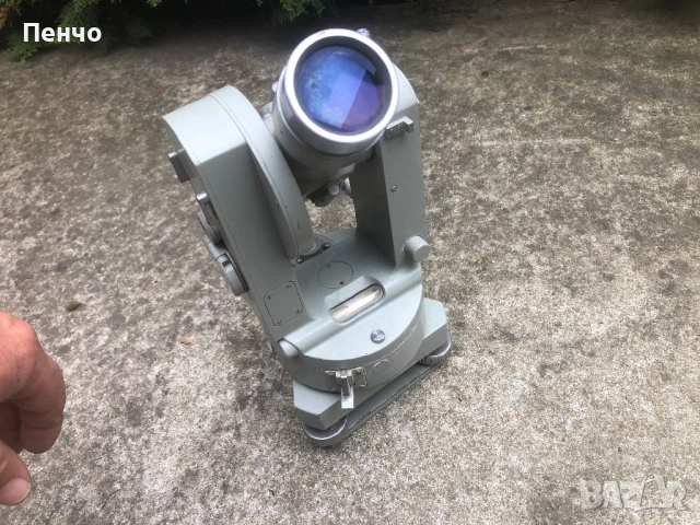 стар теодолит /нивелир, бусола/ "CARL ZEISS JENA" Theo 020 - Germany, снимка 7 - Антикварни и старинни предмети - 54554273
