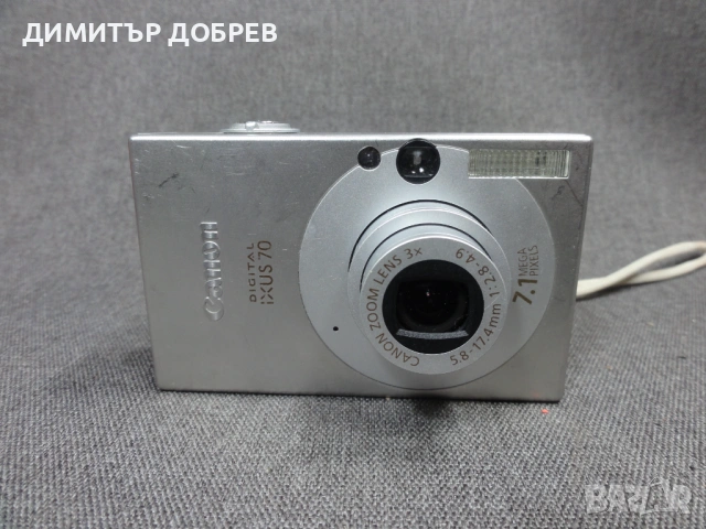 ЦИФРОВ ФОТОАПАРАТ CANON DIGITAL IXUS 70 DIGITAL 7.1MP DIGITAL CAMERA