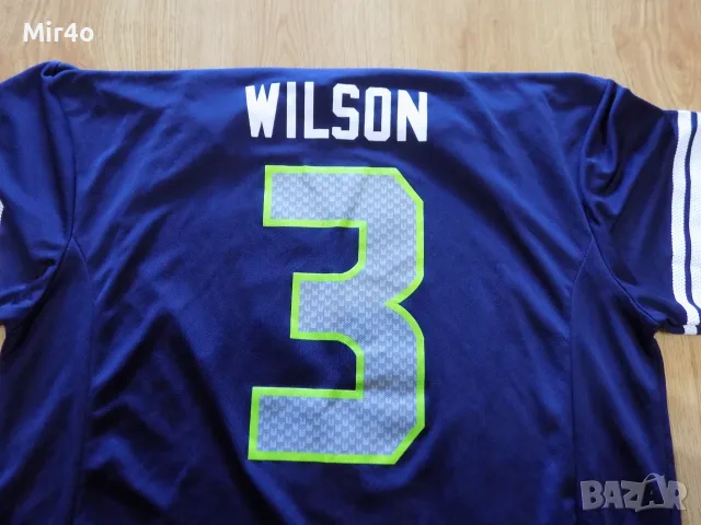 бейзболна риза texas rangers/Seattle Seahawks Russell Wilson NFL блуза тениска мъжка оригинал L, снимка 11 - Спортни дрехи, екипи - 47048089