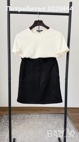 Massimo Dutti пола с колан, снимка 8 - Поли - 55225483