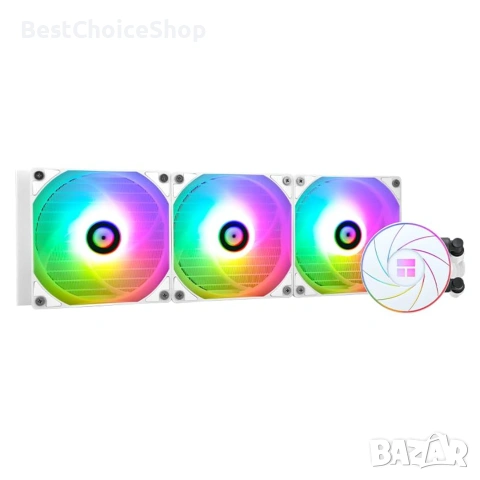 Thermalright AQUA ELITE 360 ARGB течен охладител за CPU – Бял 360mm AIO