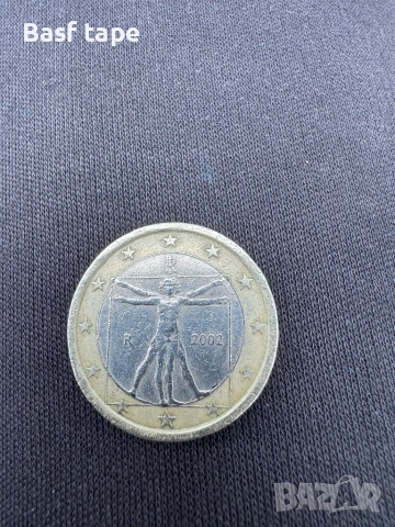1 евро 2002 италиа, снимка 2 - Нумизматика и бонистика - 54486085