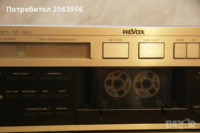Revox B 215 mk 2 триглав дек от високият клас на Щудер., снимка 3 - Декове - 53220318