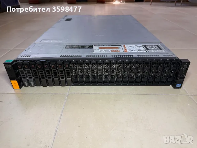 Сървър DELL R720xd - 64GB RAM, 2хXEON E5-2640, 2x146GB SAS, 2xPSU 750 W