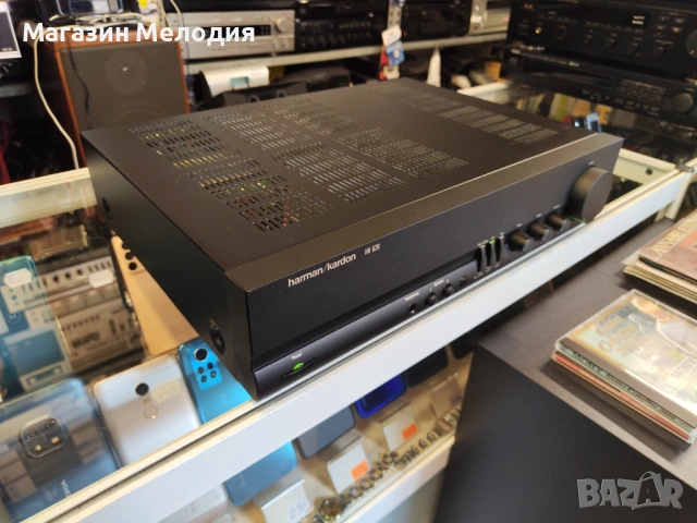 Усилвател Harman Kardon HK 620 – High Current мощ и американски детайл, снимка 7 - Ресийвъри, усилватели, смесителни пултове - 54749344