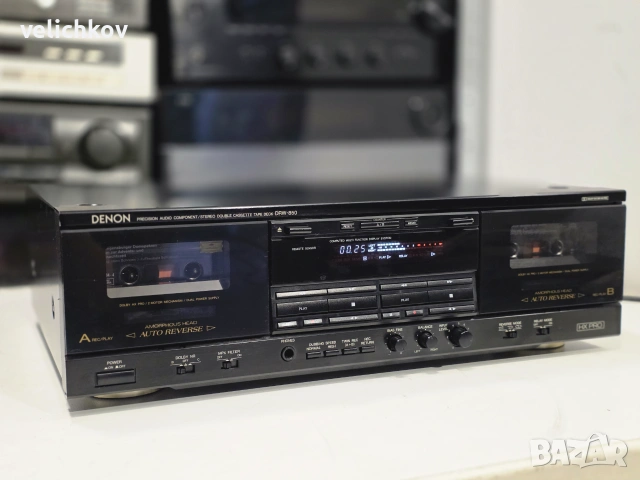 🚀🔥🇯🇵 ЕРАТА НА ЗЛАТНИЯ АНАЛОГ! Продавам Двукасетен Дек Denon DRW-850 – Twin Drive Component! 🔥🇯, снимка 2 - Радиокасетофони, транзистори - 55006318
