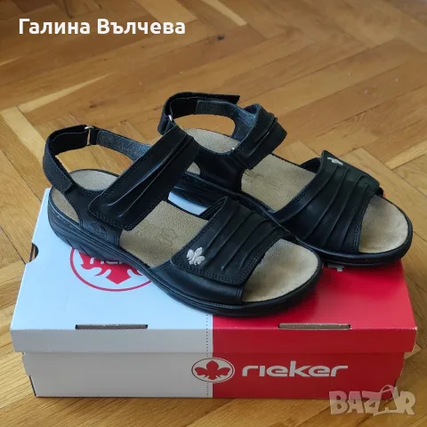 Дамски сандали Rieker от естествена кожа, размер 36