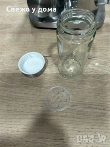 Органайзер за подправки Cheffinger - С 16 бурканчета от неръждаема стомана - въртящ се, снимка 6 - Аксесоари за кухня - 54200365