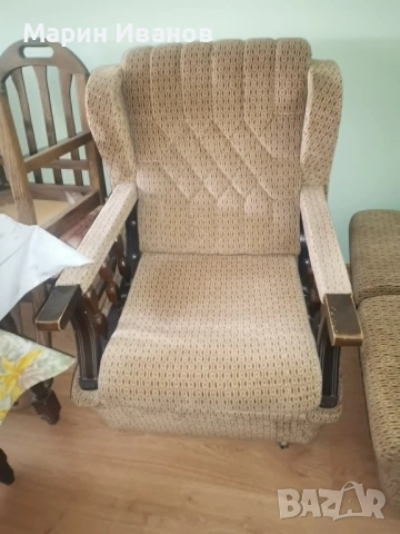 Продавам холова гарнитура, снимка 3 - Дивани и мека мебел - 54741749