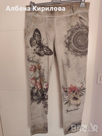 Ластични цветни дънки слим 42 н., снимка 9 - Дънки - 54157376