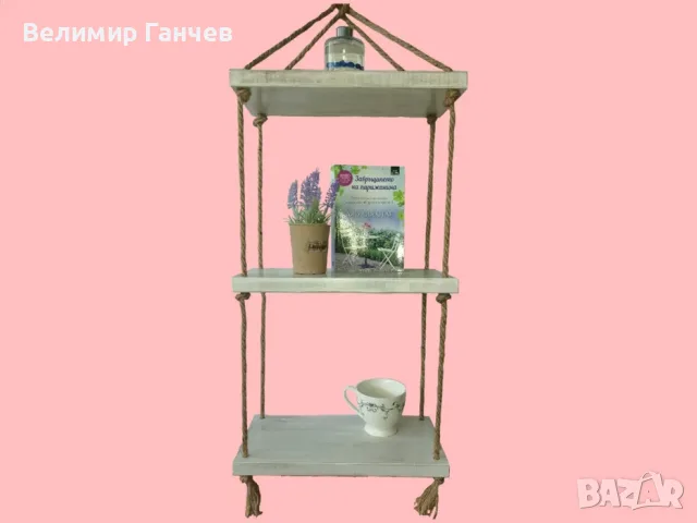 Рафт Rustic Style [полица, етажерка], снимка 2 - Етажерки - 55507230