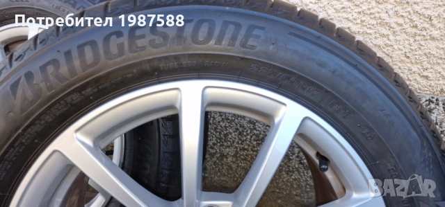 Джанти с  Летни гуми AUDI-VW 5×112 r17, снимка 4 - Гуми и джанти - 52615496