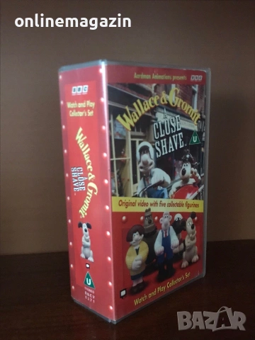 Видеокасета” Wallace & Gromit “ VHS, снимка 2 - Други жанрове - 55124919