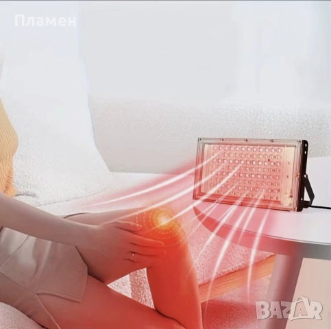 Лампа за терапия с червена и инфрачервена светлина Bedee – 96 LED, 660 nm + 850 nm, със статив, снимка 7 - Други - 55212527