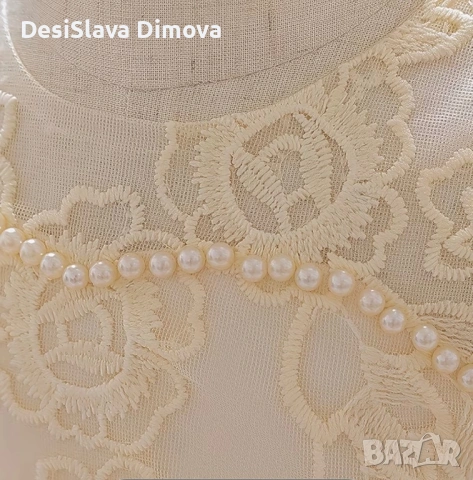 Детска рокля тюл и дантела, снимка 3 - Бебешки рокли - 54344189