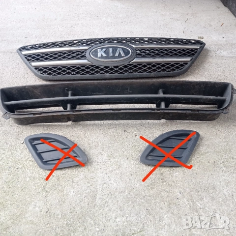 Решетки за броня за КИА Сиид Kia Ceed 06-09г, снимка 3 - Части - 54648182