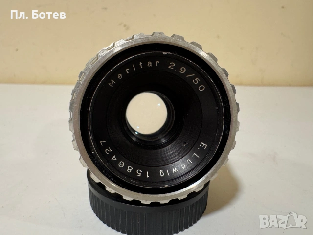 Обектив E. Ludwig Meritar 50mm f/2.9, снимка 2 - Обективи и филтри - 55022372