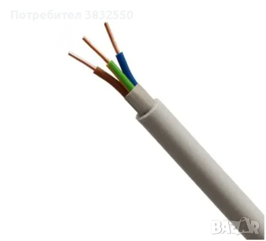 Кабел NYM-J 3x1.5 - ролки 100 метра, фактура