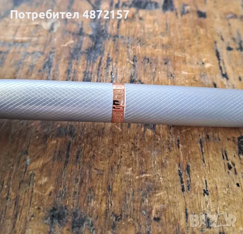 химикалка Cerruti 1881 Черути Austin Diamond сребро хром розово злато, снимка 8 - Други - 55577871