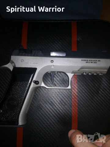 Метален Airsoft пистолет Jericho(baby Desert Eagle) 1 джаул. На CO2, снимка 4 - Въздушно оръжие - 54496892