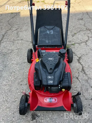 49: Моторна косачка Webb 4.0 hp , снимка 2 - Градинска техника - 55438980